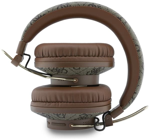 GUESS Triangle Logo Bluetooth ENC On-Ear Hovedtelefoner Brun