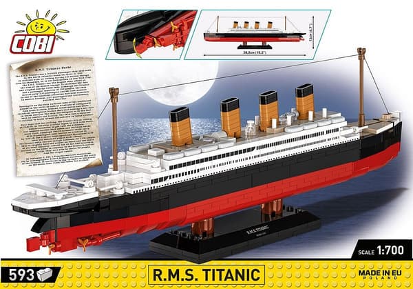 Cobi Byggeklodser R.M.S. Titanic 593 klodser