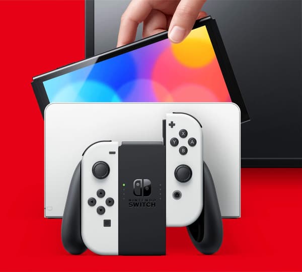 Nintendo Switch OLED-konsol - Vit