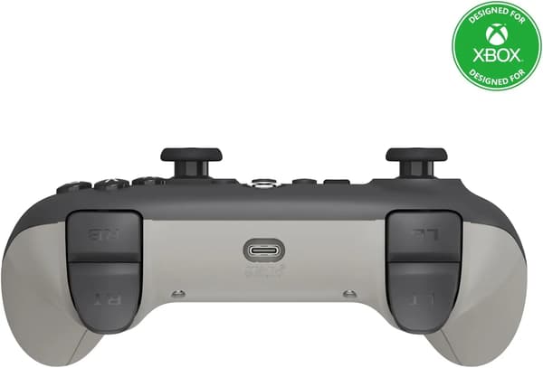 8BitDo Ultimate C trådbunden handkontroll för PC, Xbox trådbunden mörkgrå