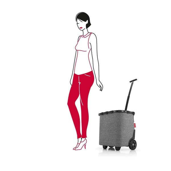 Reisenthel Carrycruiser -ostoskassi - twist silver