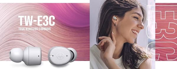 YAMAHA TWE-3C In-ear hovedtelefoner Grå