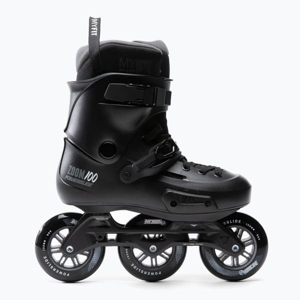 Powerslide Zoom Pro 100 sorte rulleskøjter til mænd Størrelse: 41-42 EU