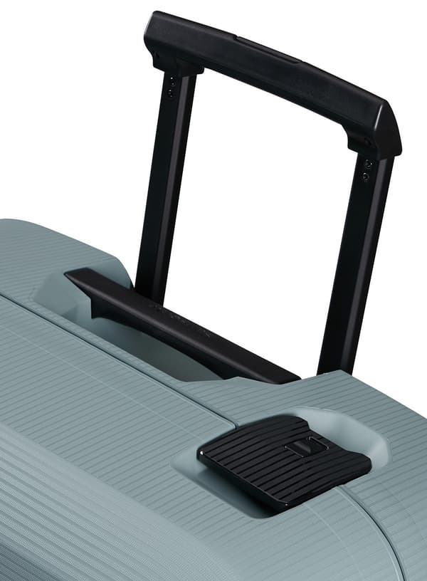 Stor Samsonite Magnum Eco kuffert - isblå