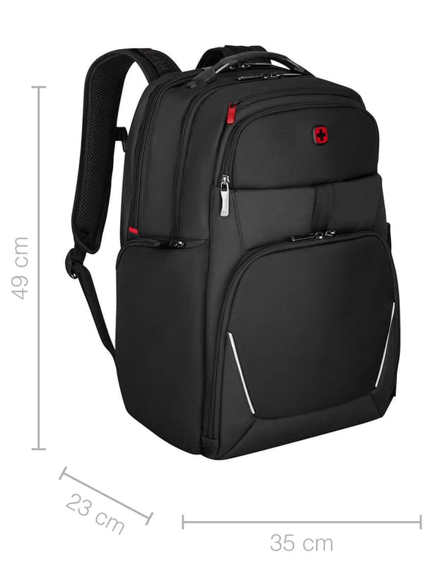 17\" Wenger Meteor laptoprygsæk - sort