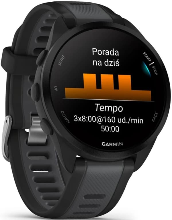 Sportsur GARMIN Forerunner 165 Sort