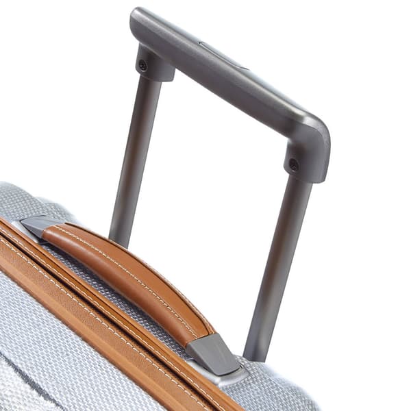 Stor XL Samsonite Lite-Cube DLX kuffert - aluminium