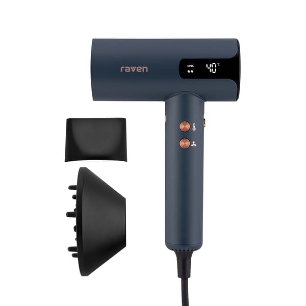 Hårfön Raven ESWX2 2 magnetiska munstycken