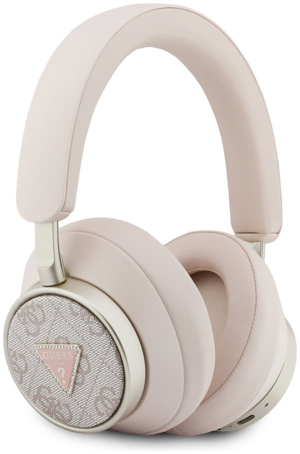 GUESS 4G Triangle Logo Bluetooth ENC On-Ear Hovedtelefoner Pink
