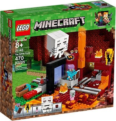 LEGO Minecraft Nether-portaali (21143)