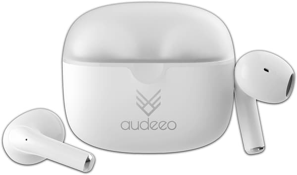 AUDEEO Orbiter In-ear hovedtelefoner Hvid