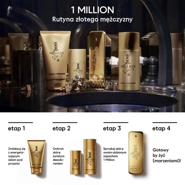 Rabanne 1 Million Deodorant Stick til mænd 75 ml