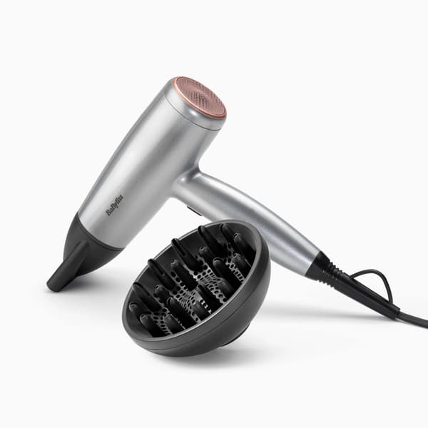 BaByliss D580DE hårtørrer Diffuser Kold luft 2100W 2 hastigheder 3 temperaturer