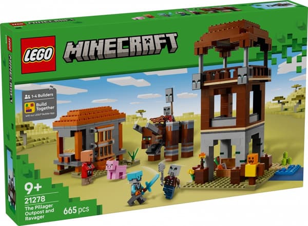 LEGO Minecraft 21278 Røver- og ødelæggergemmested