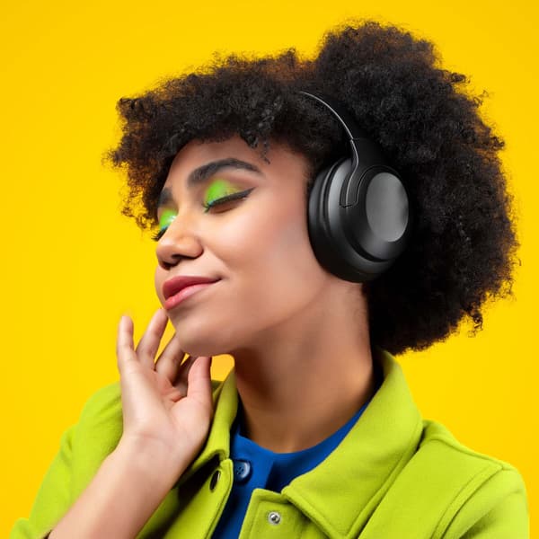 NICEBOY Hive Aura 5 ANC On-Ear Hovedtelefoner Sort