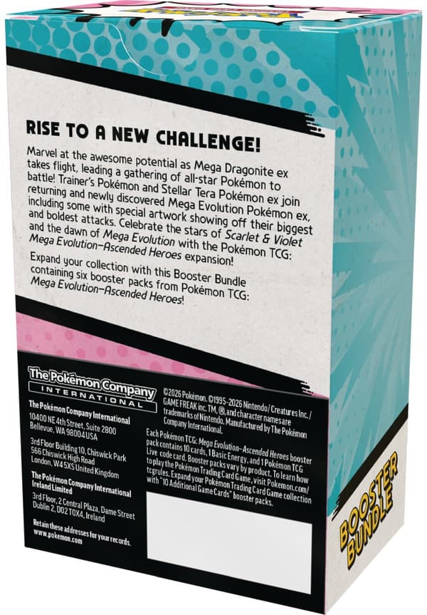 POKEMON TCG Mega Evolution Ascended Heroes Booster Bundle kortspel