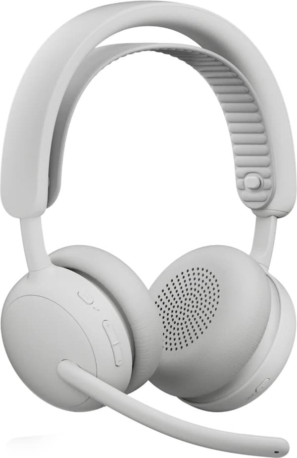 LOGITECH Zone Wireless 2 ES Hovedtelefoner, Trådløse, Over-ear, ANC Hvid