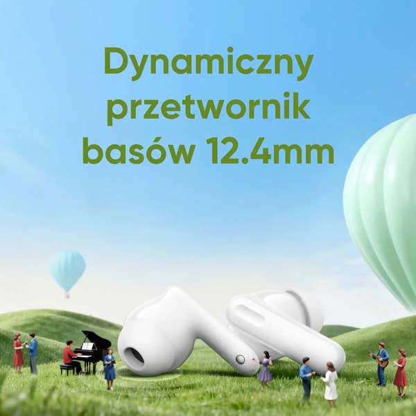 realme TechLife Buds trådløse in-ear hovedtelefoner Bluetooth 5.4 Sort