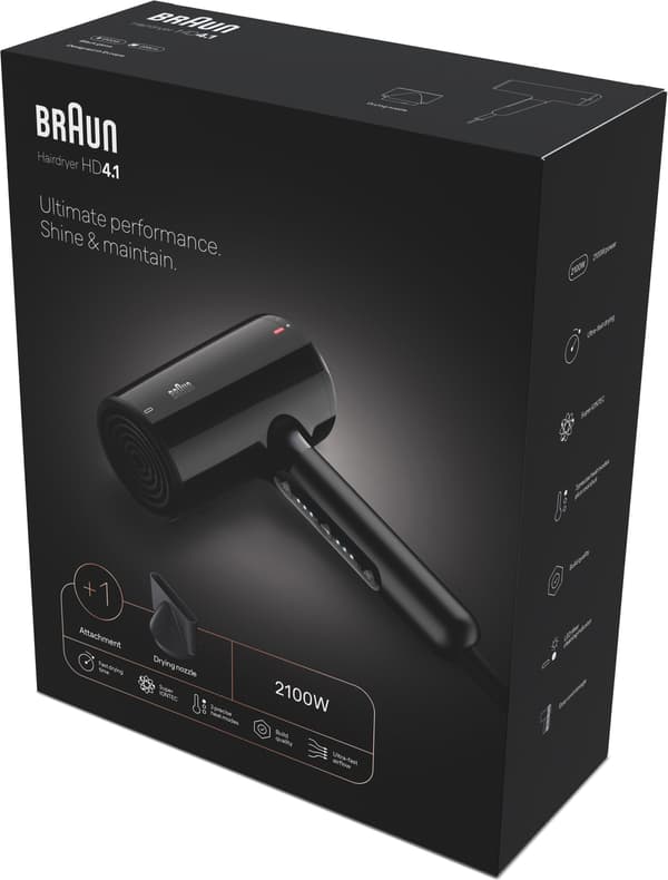 Hårtørrer BRAUN HD410E 2100W