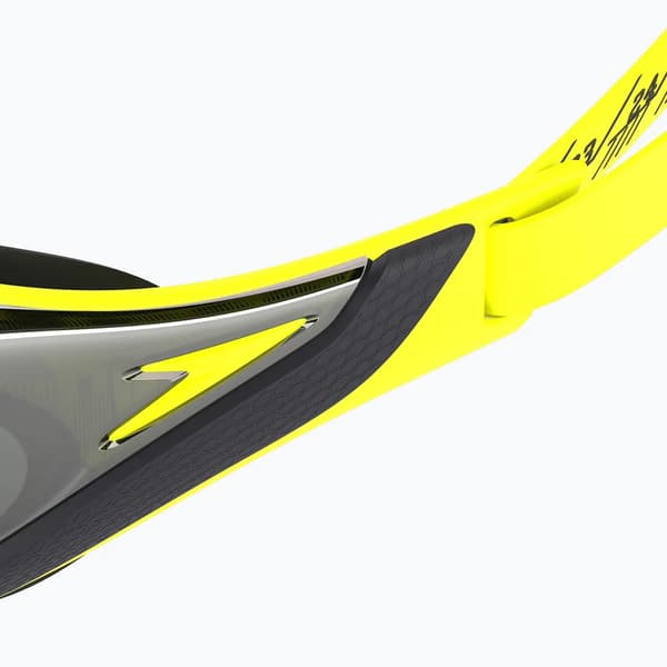 Speedo Fastskin Pure Focus Mirror simglasögon hypergul/rök/silver spegel