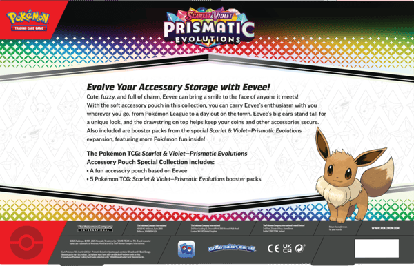 Pokemon TCG: Prismatic Evolutions - Accessory Pouch Special Collection