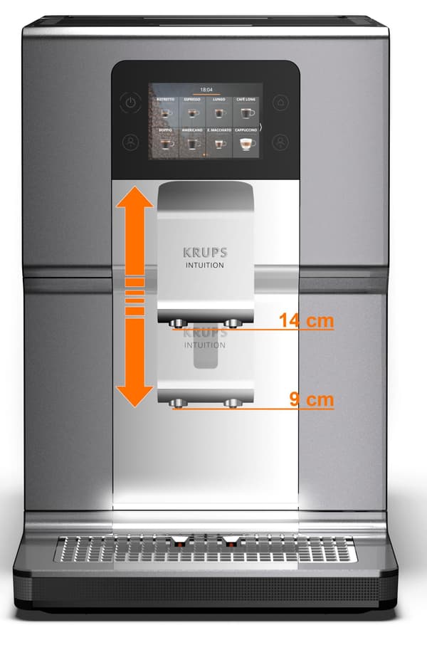 Krups Intuition Preference+ EA875E Fuldautomatisk kaffemaskine
