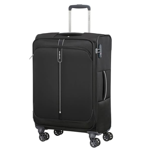 Mellemstor udvidelig kuffert Popsoda Samsonite - sort
