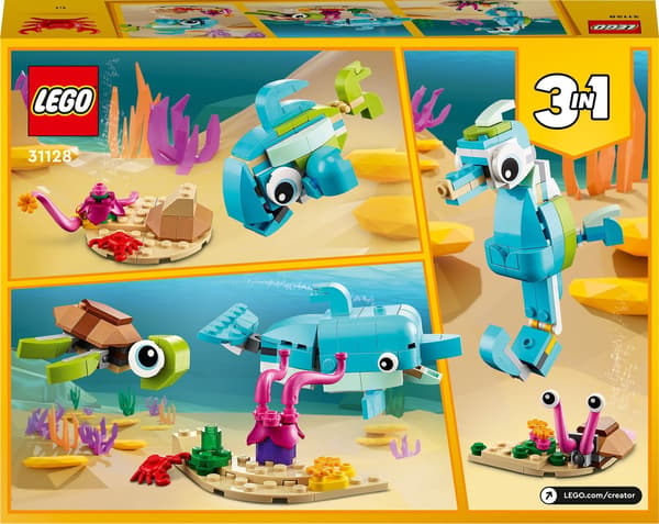 LEGO 31128 Creator Delfin og skildpadde