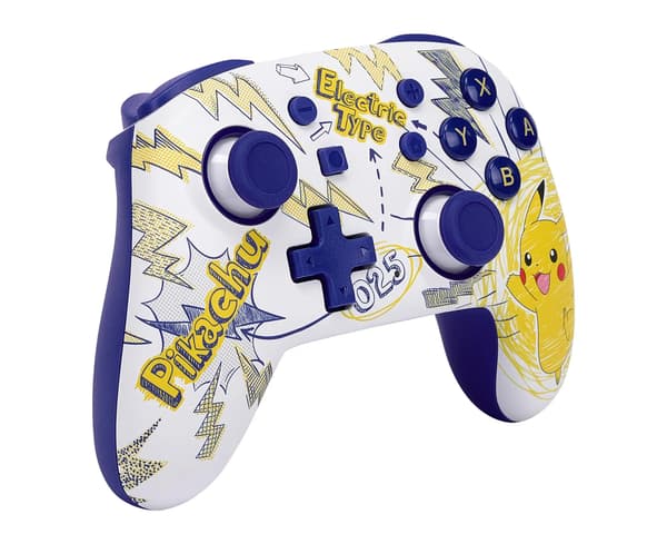PowerA Enhanced NANO Pokemon Pikachu School Days Controller til Nintendo Switch Trådløs