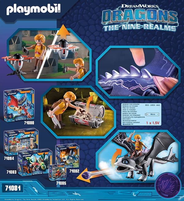Playmobil 71081 Dragons Nio världar Thunder