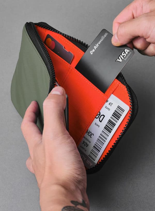 Alpaka Travel Wallet - vihreä