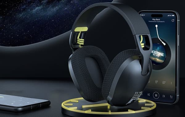 ONIKUMA B2 Trådløse hovedtelefoner, Over-ear, Rumlig lyd Sort