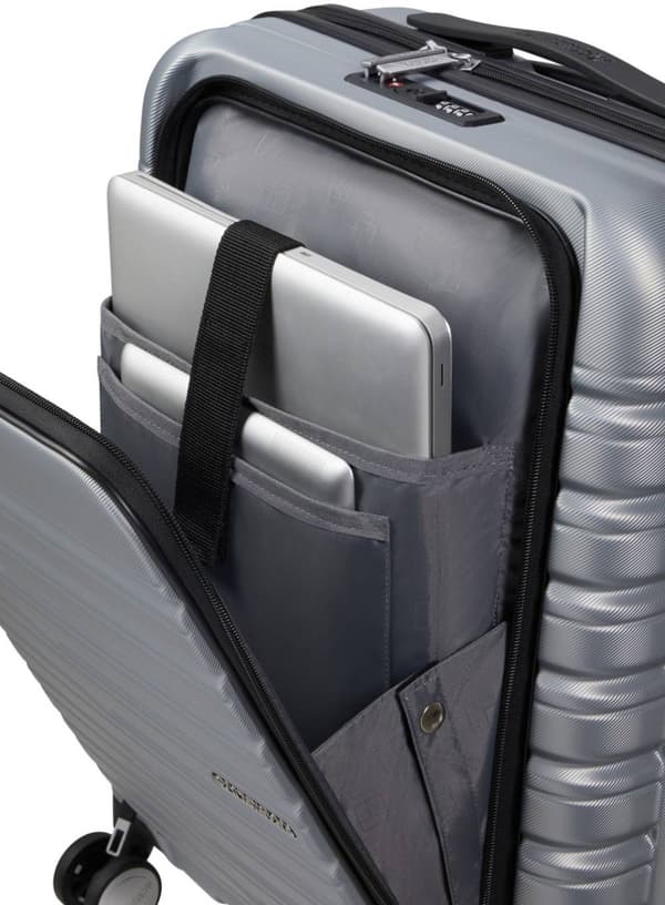 Kabinväska American Tourister Flashline Frontloader - sky silver