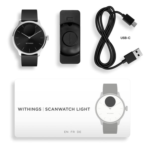 Smartwatch Withings ScanWatch Light 37mm Sort