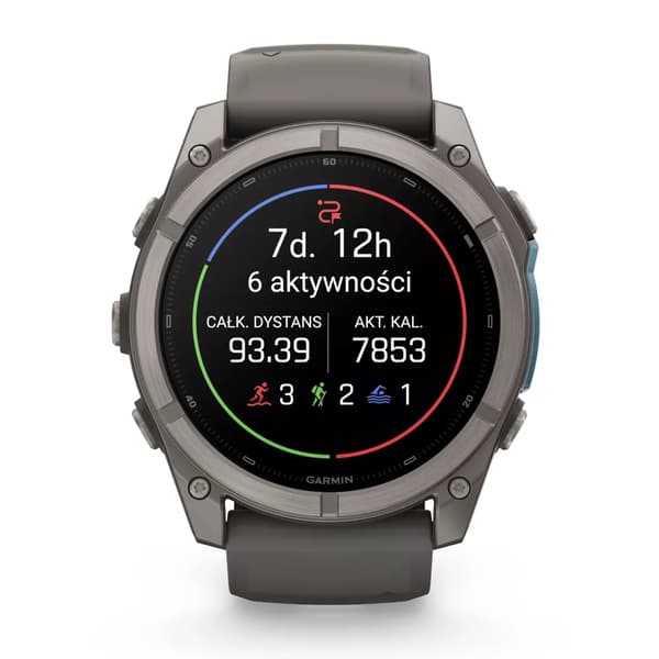 Smartwatch Garmin Fenix 9 51mm Pebble Grey/Titanium