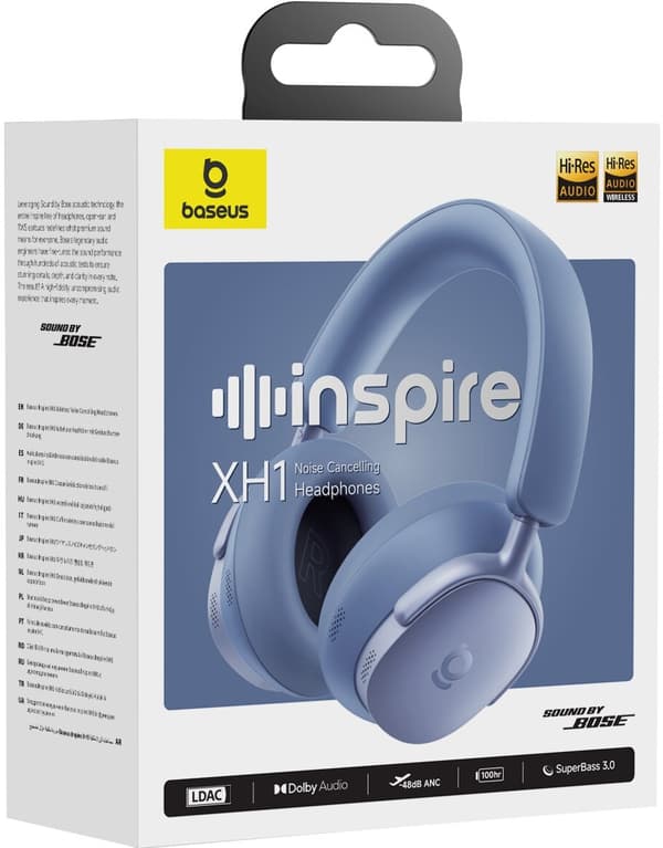 BASEUS XH1 ANC Over-ear hovedtelefoner Aurora Blå