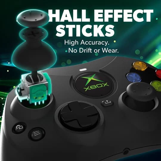 Hyperkin Duchess-kontroll för PC, Xbox trådbunden svart