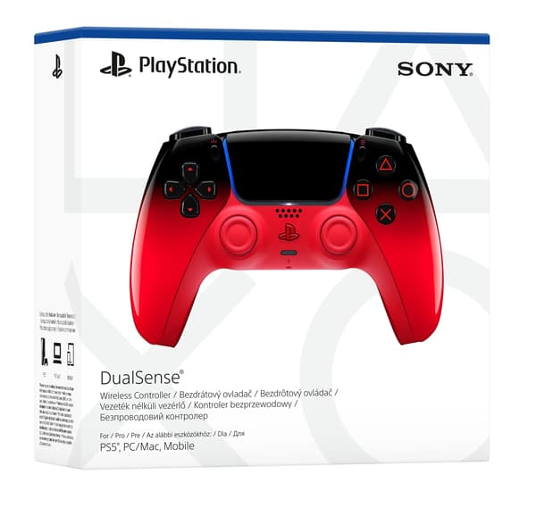 Sony DualSense Techno Red-kontroll till PS5 Trådlös Röd