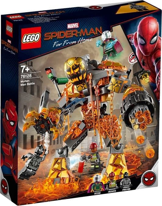 LEGO Marvel Spider-Man Kamp mod Molten Man (76128)