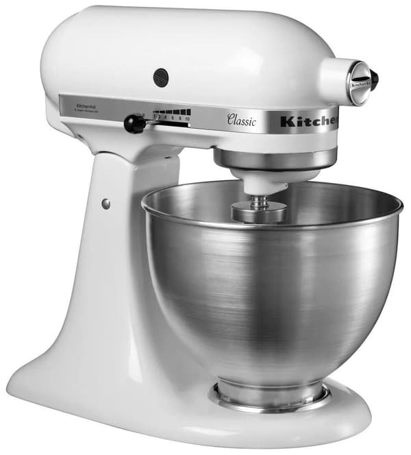 KITCHENAID Classic 5K45SSEWH 275W planetaarinen yleiskone