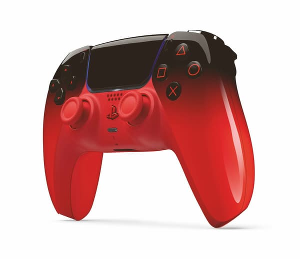 Sony DualSense Techno Red -ohjain PS5:lle, langaton, punainen