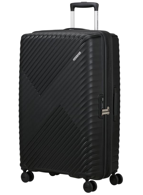 Stor resväska American Tourister Diablast EXP - black code