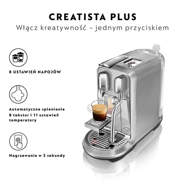 Sage Nespresso Creatista Plus SNE800BSS kaffemaskin
