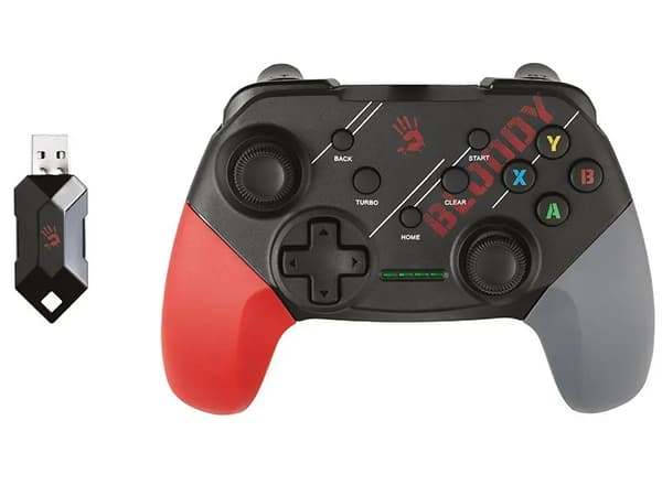 A4tech GPW50 Sports Red RF-controller til PC, PS3, Android Trådløs Sort