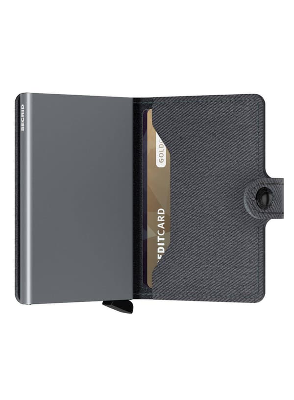Fickplånbok med RFID Secrid Miniwallet Twist - grå