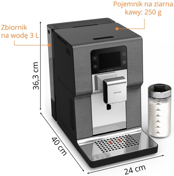 KRUPS Intuition Hot & Cold EA879NE0 Espressomaskin Iskaffe