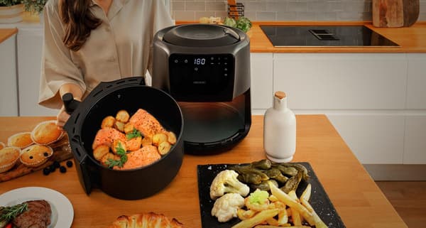 Air Fryer Fritös CECOTEC Cecofry Rain 5.5l 8 automatiska program