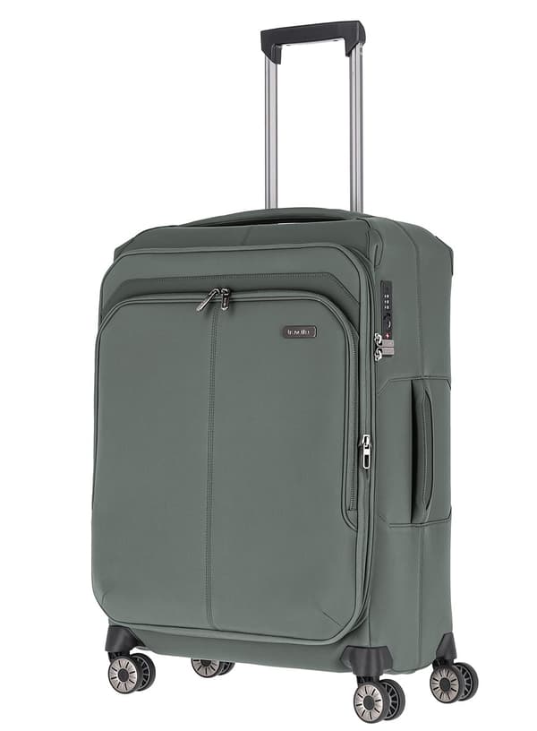 Travelite Priima medium expanderbar resväska - oliv