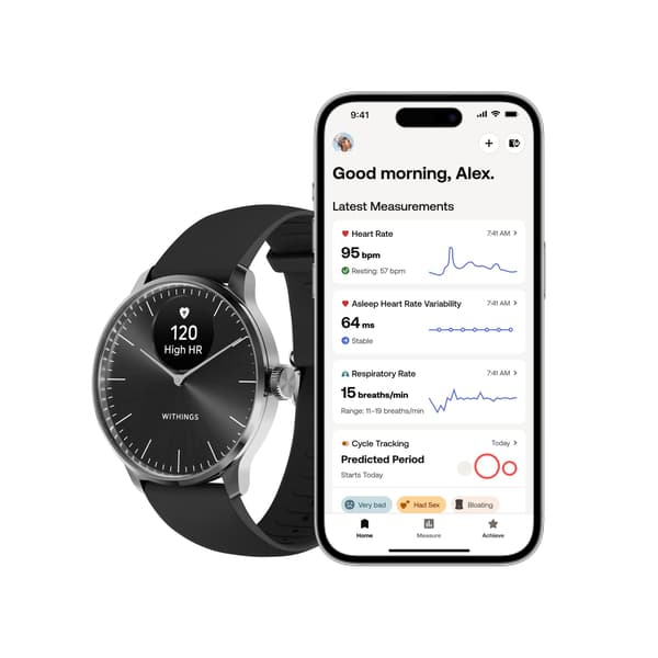 Smartwatch Withings ScanWatch Light 37mm Sort