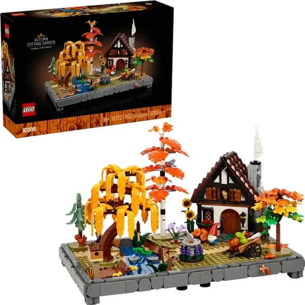 LEGO Icons 11372 Efterårshave med hytte